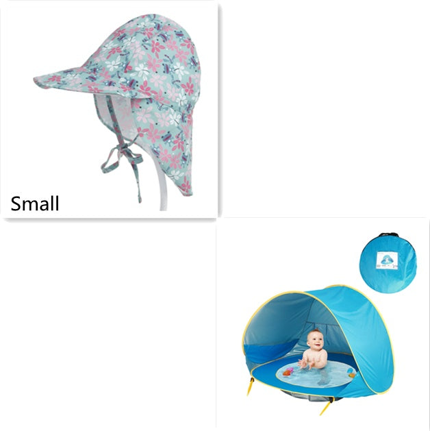 Baby strandtent met zwembad