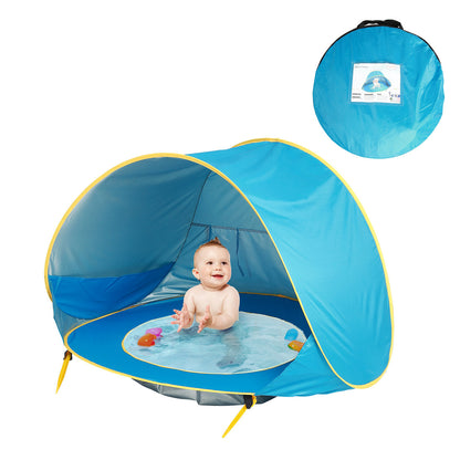 Baby strandtent met zwembad