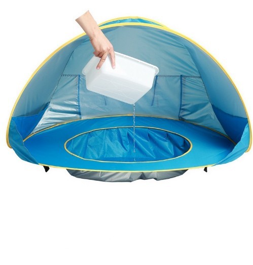 Baby strandtent met zwembad