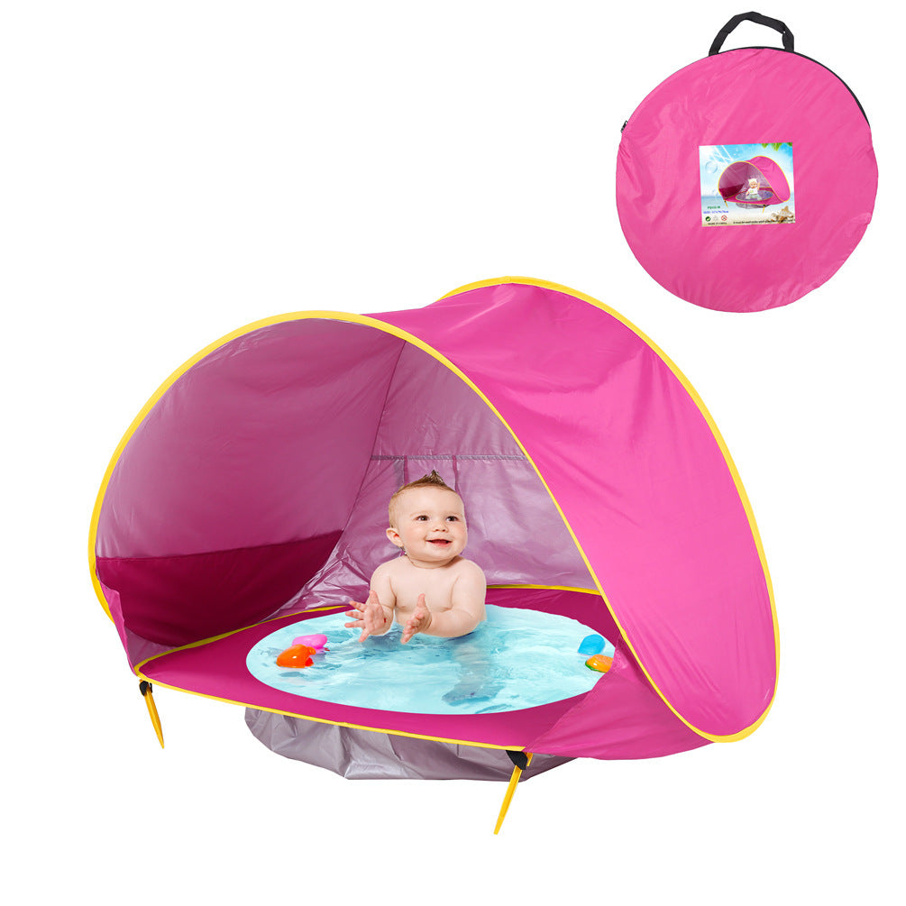 Baby strandtent met zwembad