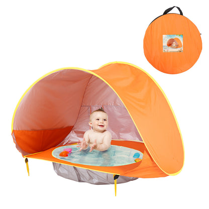 Baby strandtent met zwembad