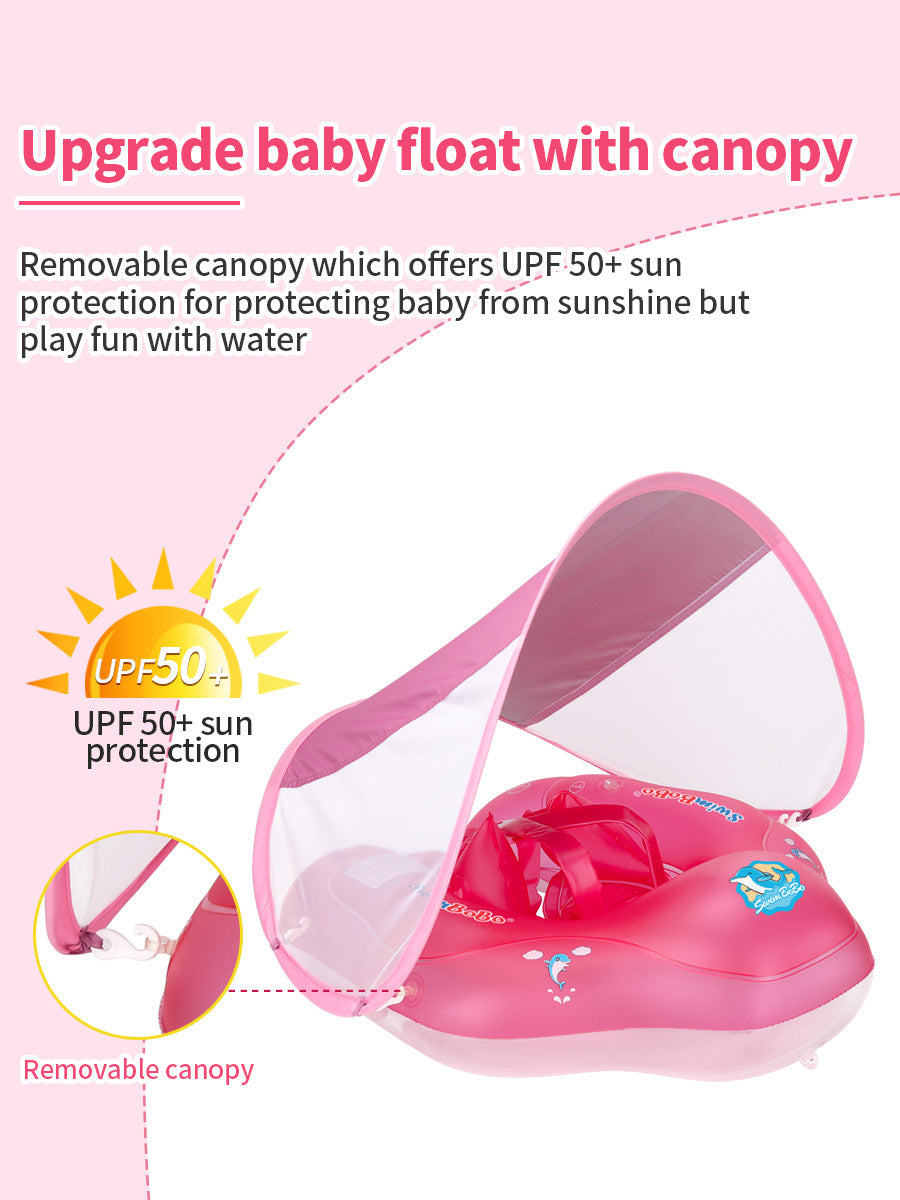 Baby zwemband met zonnescherm