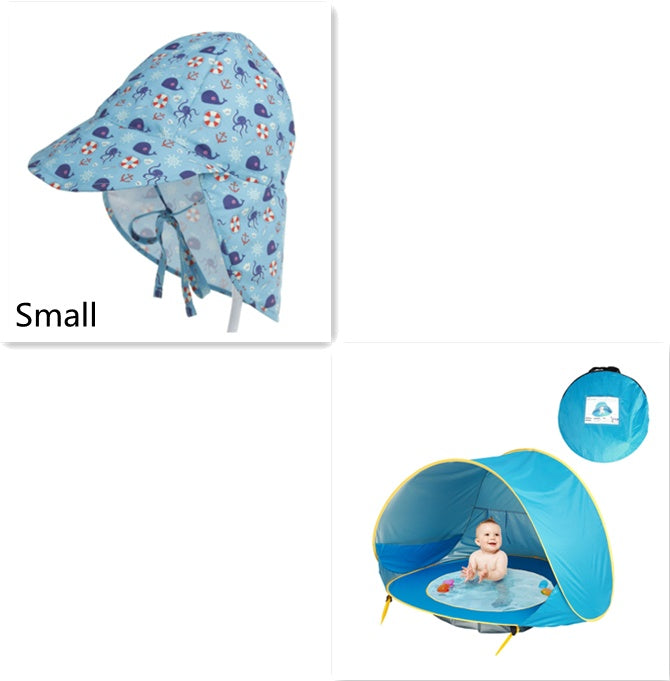 Baby strandtent met zwembad